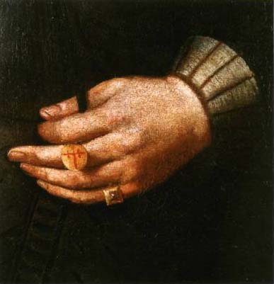 Fotografía de un detalle de la mano sobre la cintura con luz visible